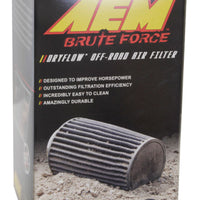 AEM Dryflow Conical Air Filter 2.75in Flange ID / 6in Base OD / 5.125in Top OD / 9.125in Height