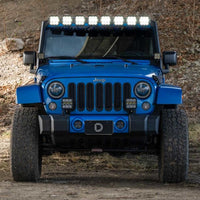 Stage Series Windshield Bracket Kit for 07-18 Jeep JK Wrangler (No Lights)