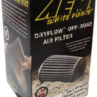 AEM Dryflow 3.5in. X 7in. Round Tapered Air Filter