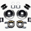 Wilwood D154 P/S Park Brake Kit Drilled New Big Ford 2.50in Off Staggerd Mount