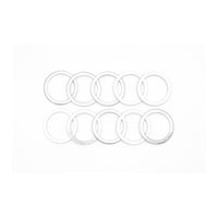 DeatschWerks -10 AN Aluminum Crush Washer (Pack of 10)