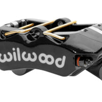 Wilwood Caliper-Forged Dynapro 5.25in Mount/ 4 - 1.98in Pistons/ .81in x 13.06in. Rotor - Black