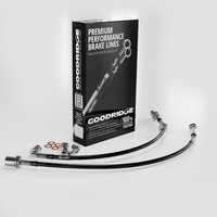 Goodridge 08-15 Mitsubishi Lancer Stainless Steel Front Brake Lines