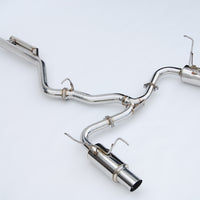 Invidia 2022+ Subaru WRX N1 Twin Outlet Single Layer SS Tip Cat-Back Exhaust