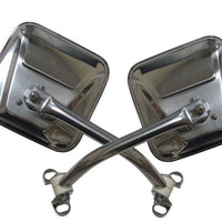 Rampage 1976-1983 Jeep CJ5 Mirror Kit - Stainless