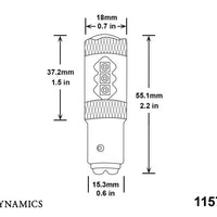 Diode Dynamics 1157 LED Bulb XP80 LED - Amber Four