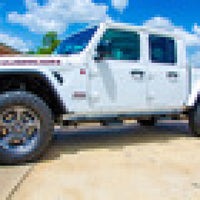 N-Fab RKR Step System 2019 Jeep Wrangler JT 4 Door Truck Full Length - Tex. Black - 1.75in