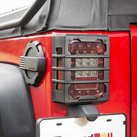 Rugged Ridge 07-18 Jeep Wrangler JK Black Elite Tail Light Guards