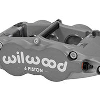 Wilwood Caliper-Forged Narrow Superlite 6R-R/H 1.75/1.25in/1.25in Pistons 1.25in Rotor - Anodized