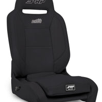 PRP Enduro Elite Reclining Suspension Seat (Driver Side)- Black Vinyl/Black