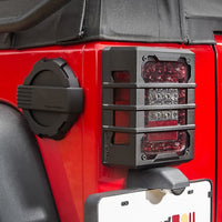 Rugged Ridge 07-18 Jeep Wrangler JK Black Elite Tail Light Guards