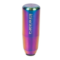 NRG Universal Short Shifter Knob - 3.5in. Length / Heavy Weight .85Lbs. - Multi Color/Neochrome