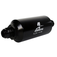 Aeromotive In-Line Filter - (AN-10) 100 Micron Stainless Steel Element Black Anodize Finish