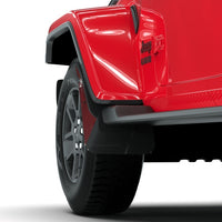 Rally Armor 19-24 Jeep Gladiator JT (Incl. Overland/Sport/Sport S) Black Mud Flap w/Red Logo