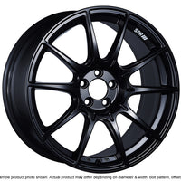 SSR GTX01 17x9 5x100 38mm Offset Flat Black Wheel