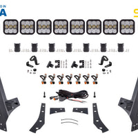 Stage Series Windshield Bracket Kit for 07-18 Jeep JK Wrangler (No Lights)