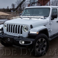 Diode Dynamics 18-21 Jeep JL Wrangler/Gladiator Hood Bracket Kit