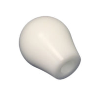 Torque Solution Delrin Tear Drop Shift Knob (White): Universal 12x1.25