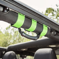 Rugged Ridge Ultimate Grab Handles Green 55-20 CJ/Jeep Wrangler /JT