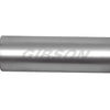 Gibson MWA Superflow Center/Center Round Muffler - 5x10in/2.5in Inlet/2.5in Outlet - Stainless