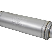 aFe ATLAS Aluminized Steel Muffler 5in Center/Center 24in L x 7in Diameter - Round Body