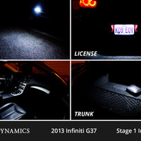 Diode Dynamics 07-15 Infiniti G37 Sedan Interior LED Kit Cool White Stage 2