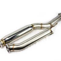 ISR Performance GT Single Exhaust - 2009+ Hyundai Genesis Coupe 2.0T - Burnt Tips