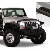 Bushwacker 07-18 Jeep Wrangler Trail Armor Rocker Panel and Sill Plate Cover - Black