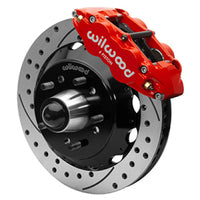 Wilwood Forged Narrow Superlite 6R Front Big Brake Kit 13.06in Drilled Rotors 88-98 C1500 - Red