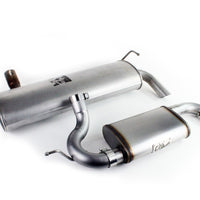 aFe MACHForce XP 07-17 Jeep Wrangler V6-3.6/3.8L 409 SS 2.5in Axle-Back Exhaust