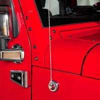 Rugged Ridge Antenna Base Cover Chrome 07-18 Jeep Wrangler