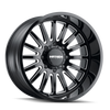 Mayhem 8114 Utopia 20x9 / 5x139.7 BP / 0mm Offset / 87.1mm Hub Black w/ Milled Spokes Wheel