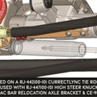 RockJock JL/JT Currectlync High Steer Tie Rod Clamp Bracket