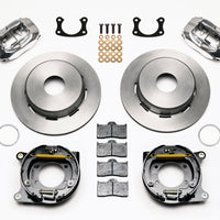 Wilwood Forged Dynalite P/S Park Brake Kit Polished Big Ford New 2.50in Offset Currie Blank