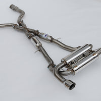 Invidia 2022+ Nissan Z 70mm Gemini Cat Back Exhaust - Rolled SS Tips