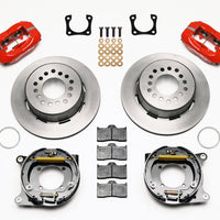 Wilwood Forged Dynalite P/S Park Brake Kit Red Chevy 12 Bolt-Spec 3.15in Brng