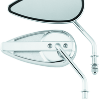 Bikers Choice 65-Up Chrome Teardrop Mirror Universal Custom Pr