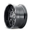 Mayhem 8111 Flywheel 20x9 / 8x170 BP / 18mm Offset / 125.2mm Hub Black w/ Milled Spokes Wheel