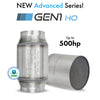 GESI G-Sport 300 CPSI EPA Compliant GEN1 3in Inlet/Outlet 4in x 4in Catalytic Converter- 350-500HP