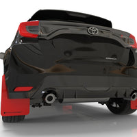 Rally Armor 20-23 Toyota GR Yaris Red Mud Flap w/Black Logo