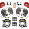 Wilwood Dynapro Dust-Boot P/S Park Brake Kit Red New Big Ford 2.50in Offset