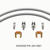 Wilwood Flexline Kit 18 inch -3 3/8-24 IF 1/8 NPT Straight