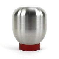 Perrin 17-18 Honda Civic Brushed Stainless Steel Large Shift Knob - 6 Speed