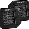 Rigid Industries D Series PRO Midnight Edition - Spot - Diffused - Pair