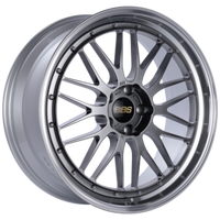 BBS LM 20x10.5 5x114.3 ET35 Diamond Black / Diamond Cut Lip Wheel PFS/Clip Required