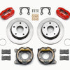 Wilwood Dynapro Lug Mount P/S Park Brake Kit Red Big Ford 2.36in Off Bronco 5 x 5.50