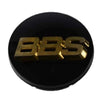 BBS Center Cap 56mm Black/Gold (56.24.012)