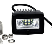 KC HiLiTES C-Series 2in. C2 LED Light 20w Area Flood Beam (Single) - Black