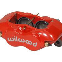 Wilwood Caliper-Forged DynaliteI w/Dust Seal-Red 1.75in Pistons .81in Disc