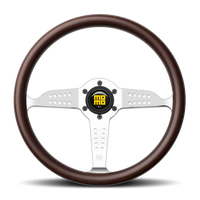 Momo Super Grand Prix Steering Wheel 350 mm - Mahogany Wood/Pol Spokes